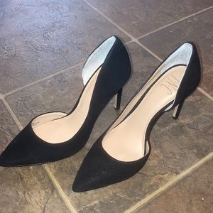 INC suede heels